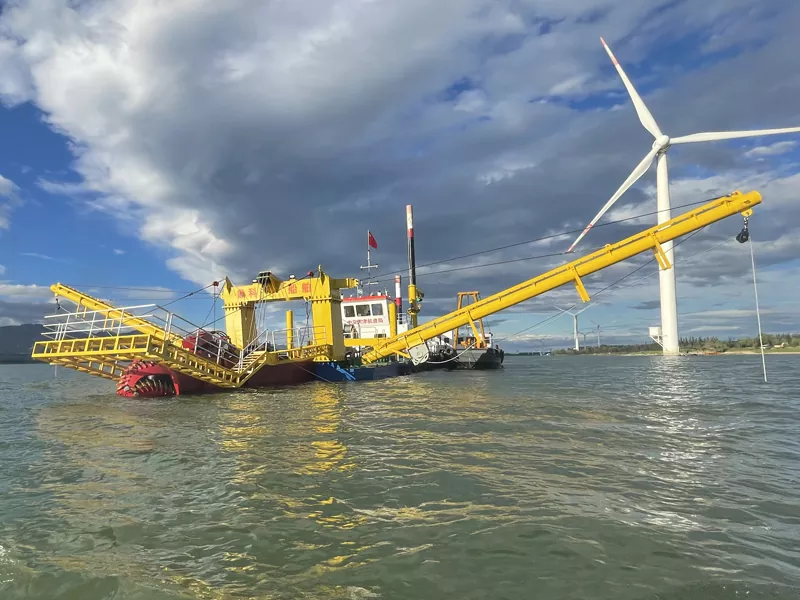 Drague suceuse à coupeur DK650